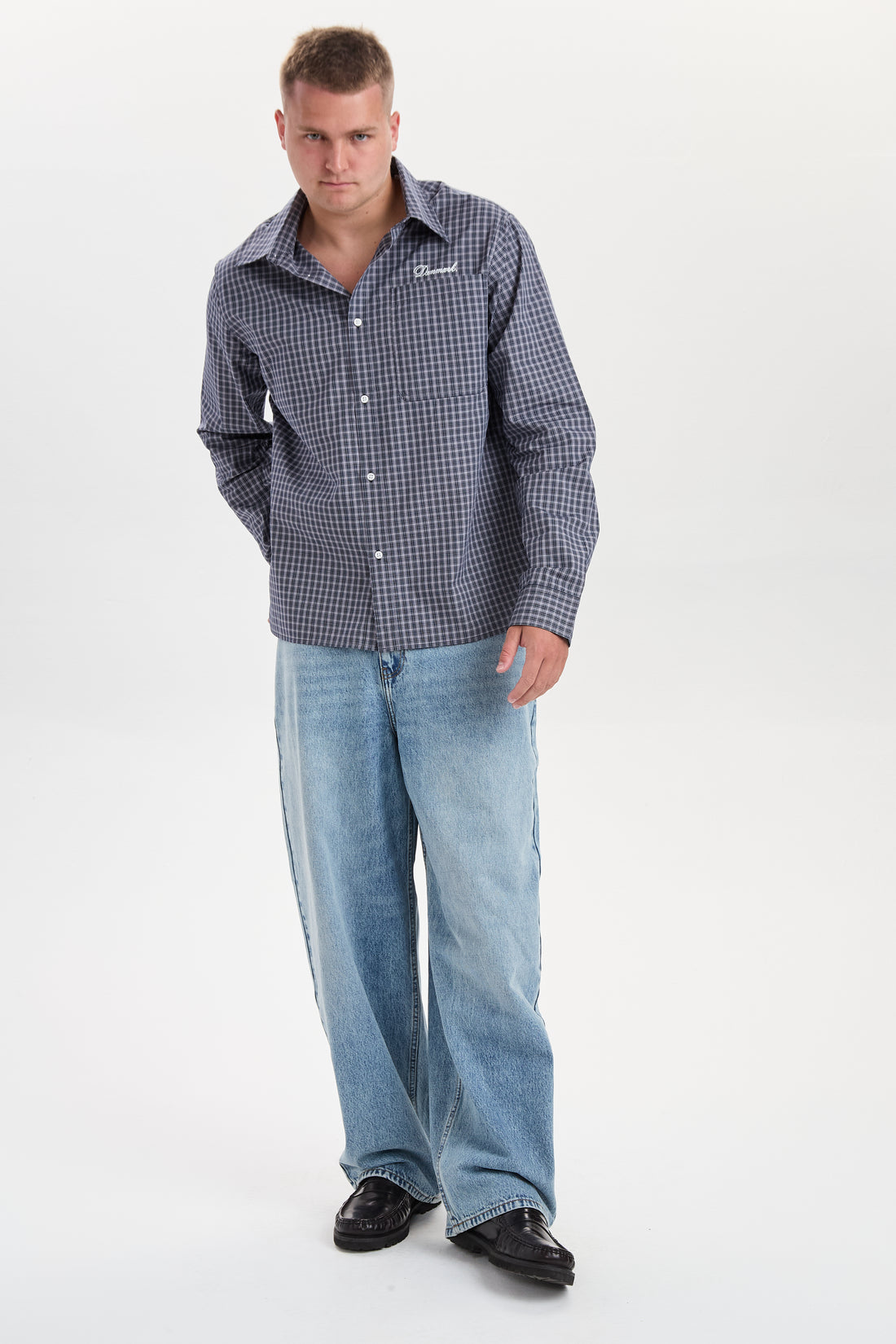 DXHarald Wide Fit Jeans Blue