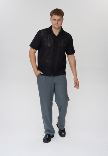 DXNMXRK. DXGalal Shirt Black